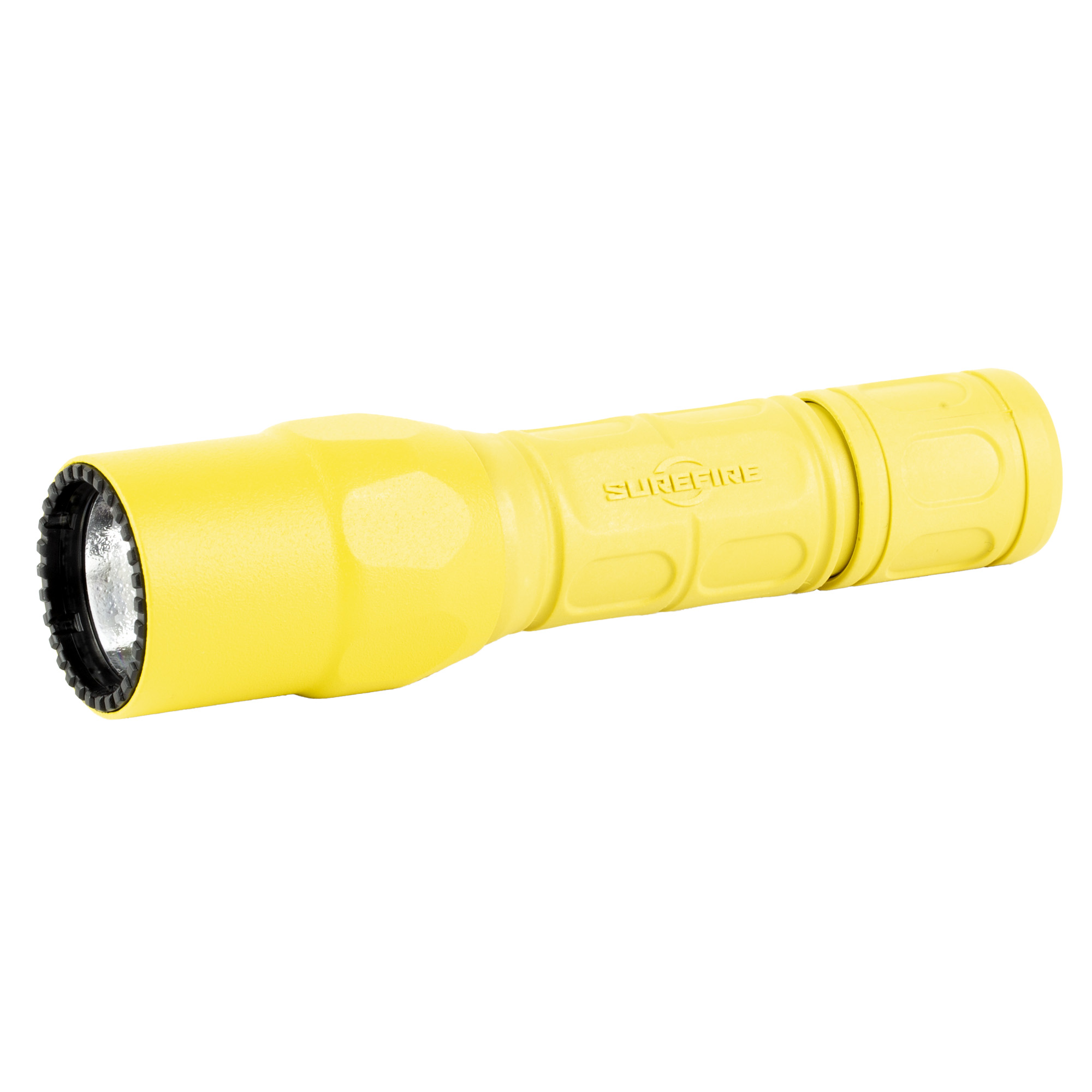 Surefire G2X Pro, Flashlight, Dual-Output LED 600/15 Lumens, Polymer Body, Aluminum Bezel, Yellow, Inlcudes Constant-On Click-Type Tailcap Switch G2X-D-YL