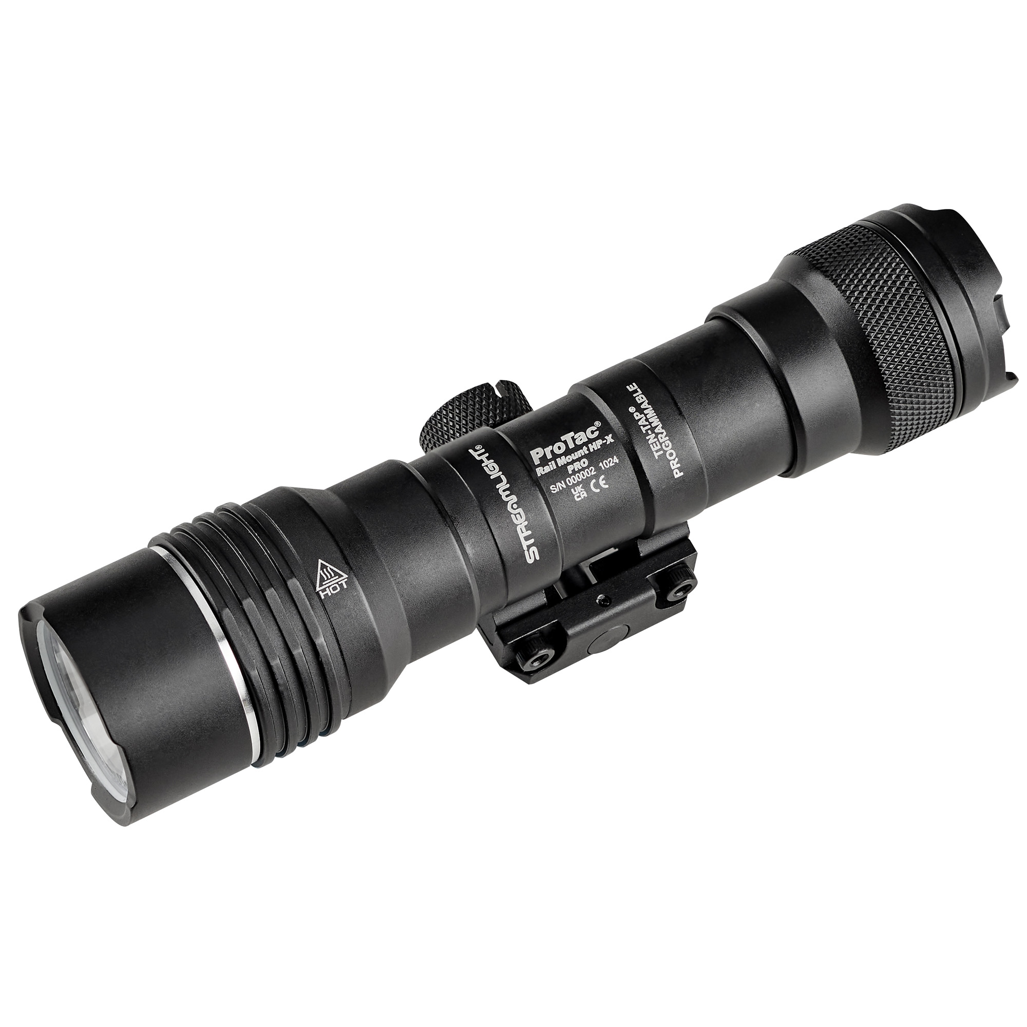 Streamlight ProTac Rail Mount HP-X Pro, 800 Lumens, 105,000 Candela, Black, Includes Mounting Hardware, M-LOK Mount, Momentary Switch, (1) SL-B26 Battery Pack, and USB Cord 89016