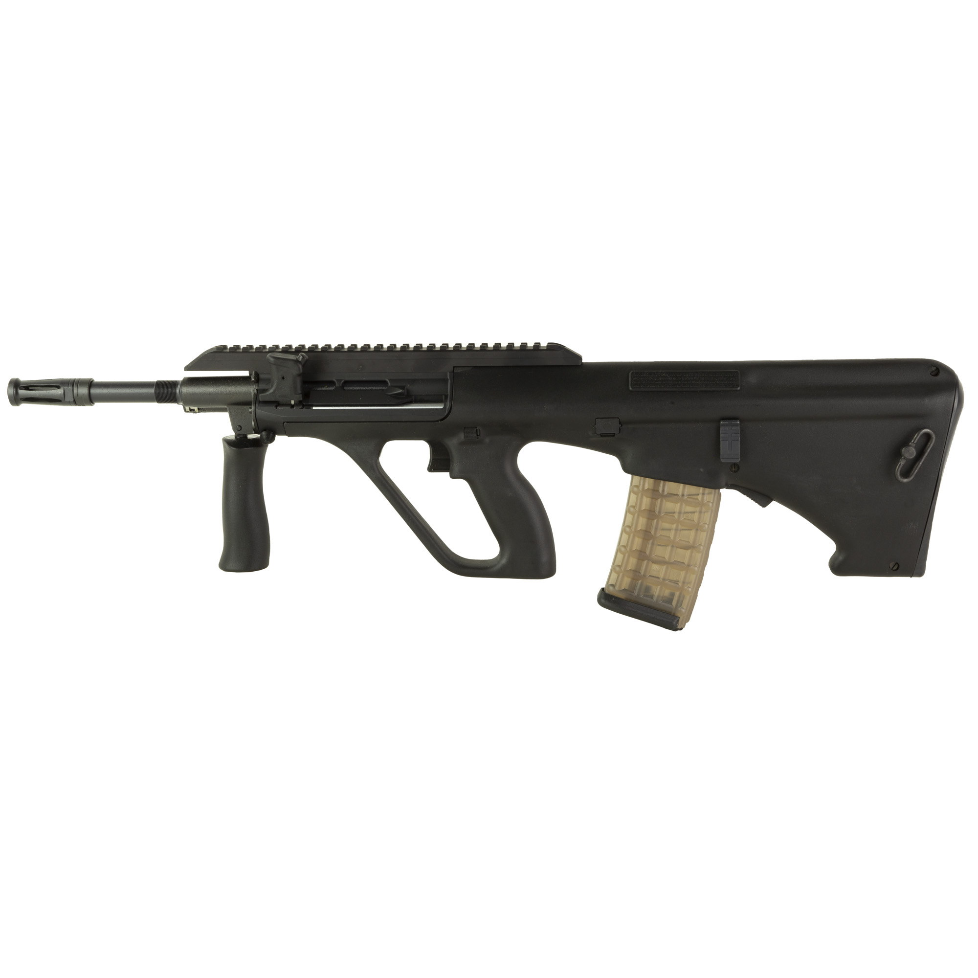 Steyr Arms AUG A3 M2, Semi-automatic Rifle, 556NATO/223 Remington, 16 Barrel, Synthetic Stock, Extended Rail, Ambidextrous QD, Foldable Charging Handle, Matte Finish, Black, 30 Rounds AUGM2BLKEXT