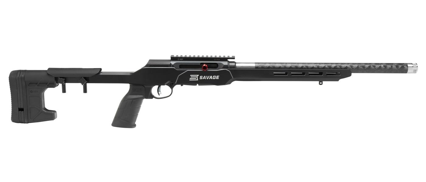 Savage Arms 47256 A22 Precision Lite 22 LR 18 Carbon Fiber Wrappe