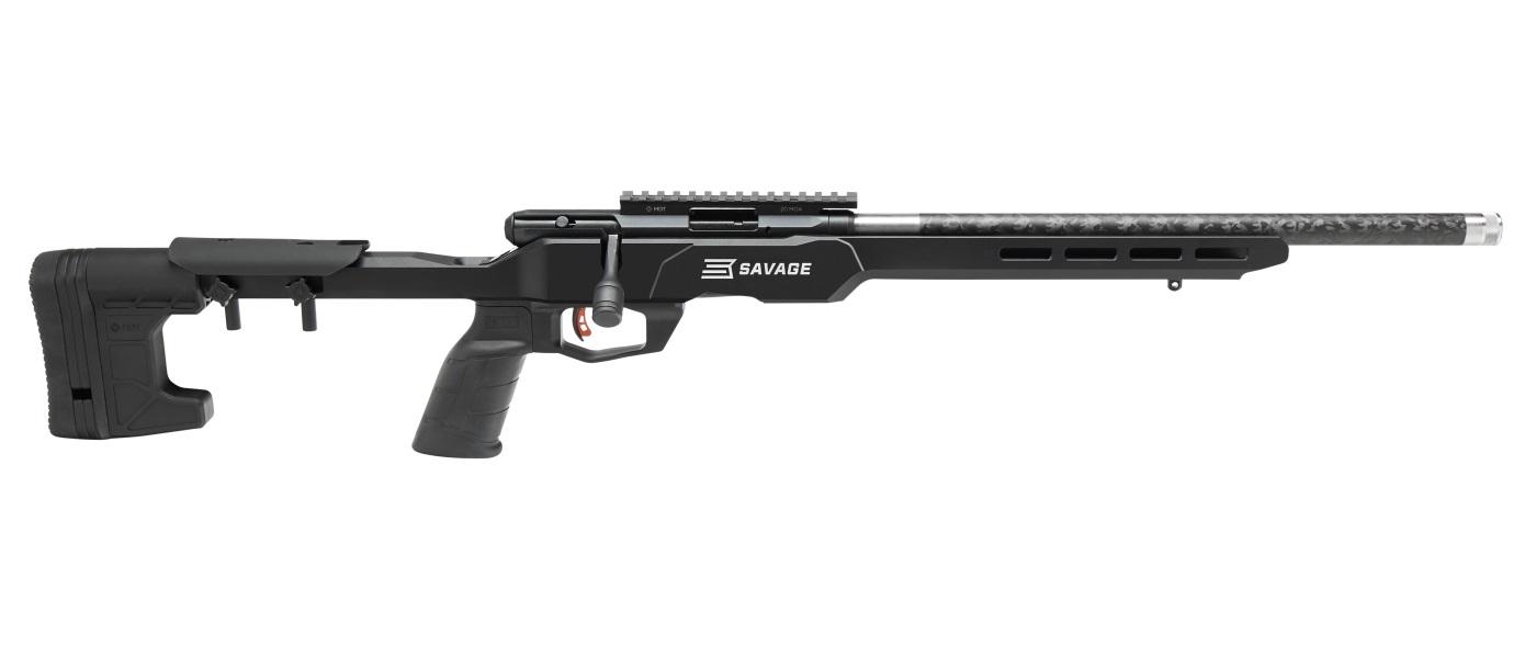 Savage Arms 70256 B22 Precision Lite Bolt 22 LR 18 Carbon Fiber W
