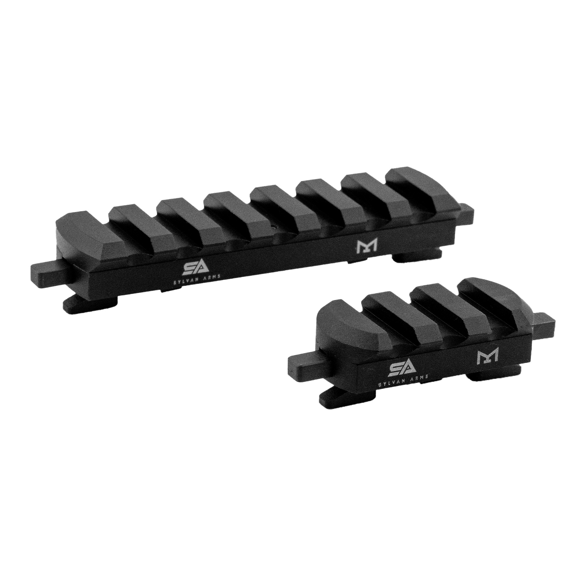 Sylvan Arms Rail Mount Combo, Quick Detach 7-Slot/3-Slot, Fits M-LOK, Black RC100