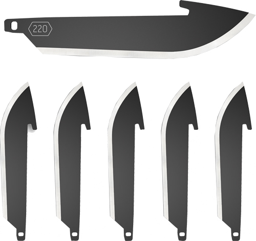 OUTDOOR EDGE 2.2 DROP POINT BLADE PACK BLACK BLADES 6-PACK