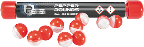 UMAREX T4E P2P 68 CAL PEPPER BALL RED/WHITE 10-PACK
