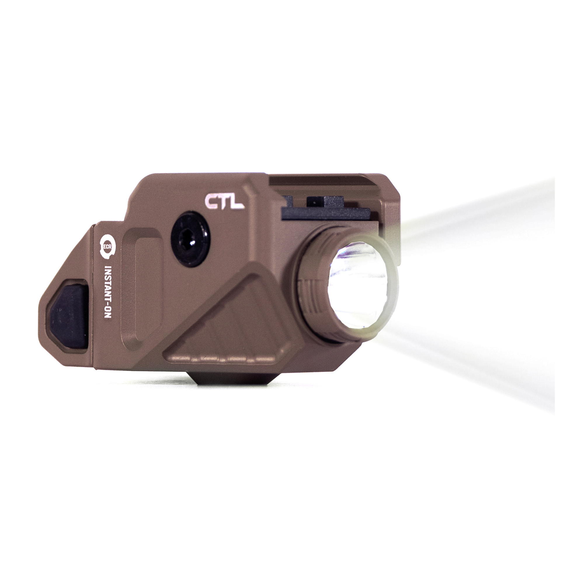 Viridian Weapon Technologies CTL Light, Universal Fit, Rechargeable Battery, 525 Lumens, Instant On, Flat Dark Earth 930-0057