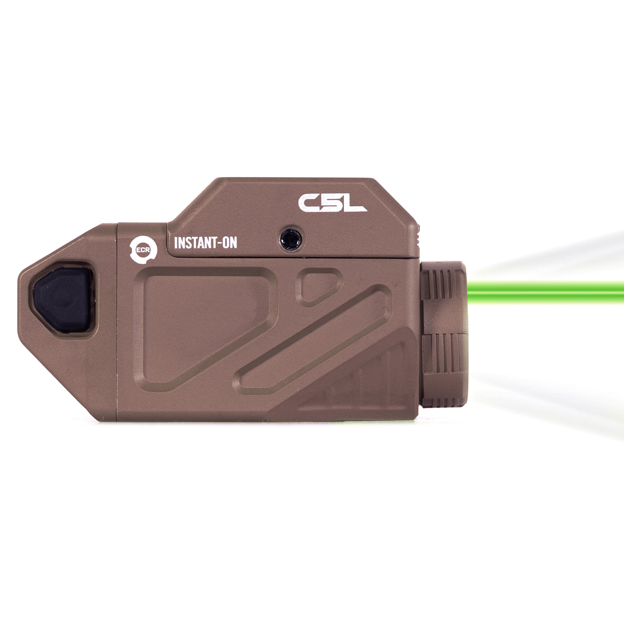Viridian Weapon Technologies C5L Tac Light with Laser, Universal Fit, Green Laser with 650 Lumen Light, Instant On, Flat Dark Earth 930-0055