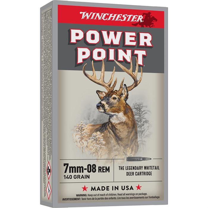SUPER-X AMMO 7MM-08 REMINGTON 140GR POWER-POINT