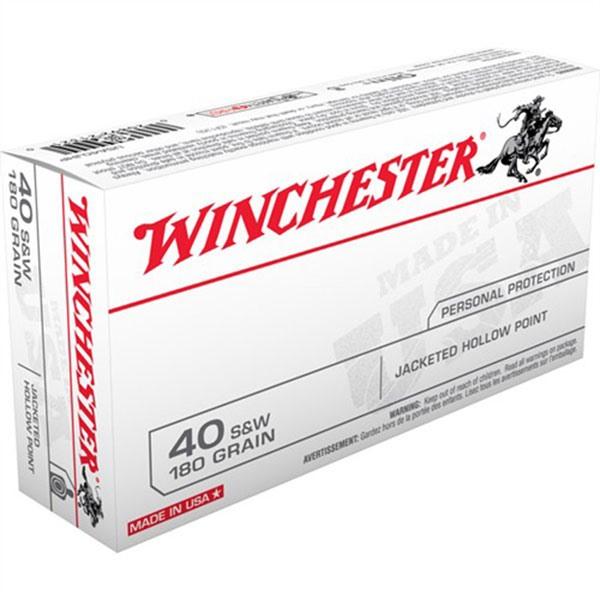 USA WHITE BOX 40 S&W HANDGUN AMMO
