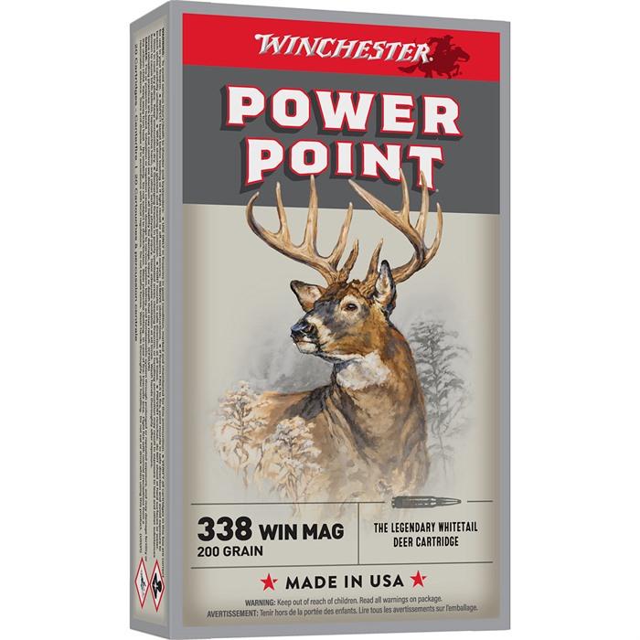 SUPER-X AMMO 338 WIN MAG 200GR POWER-POINT