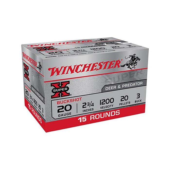 SUPER-X BUCKSHOT 20 GAUGE AMMO