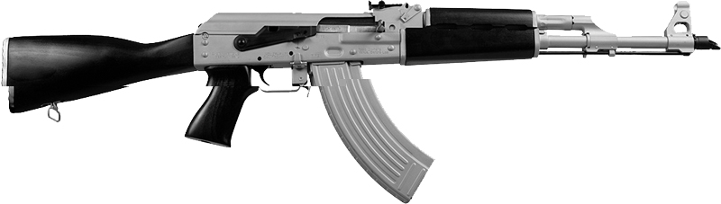 ZASTAVA ZPAPM70 RIFLE 7.62X39 SILVER CERAKOTE 30RD BLK STOCK