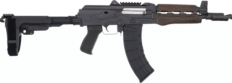 ZASTAVA ZPAP92 PISTOL 7.62X39 10 30RD TOP RAIL SB3 BRACE