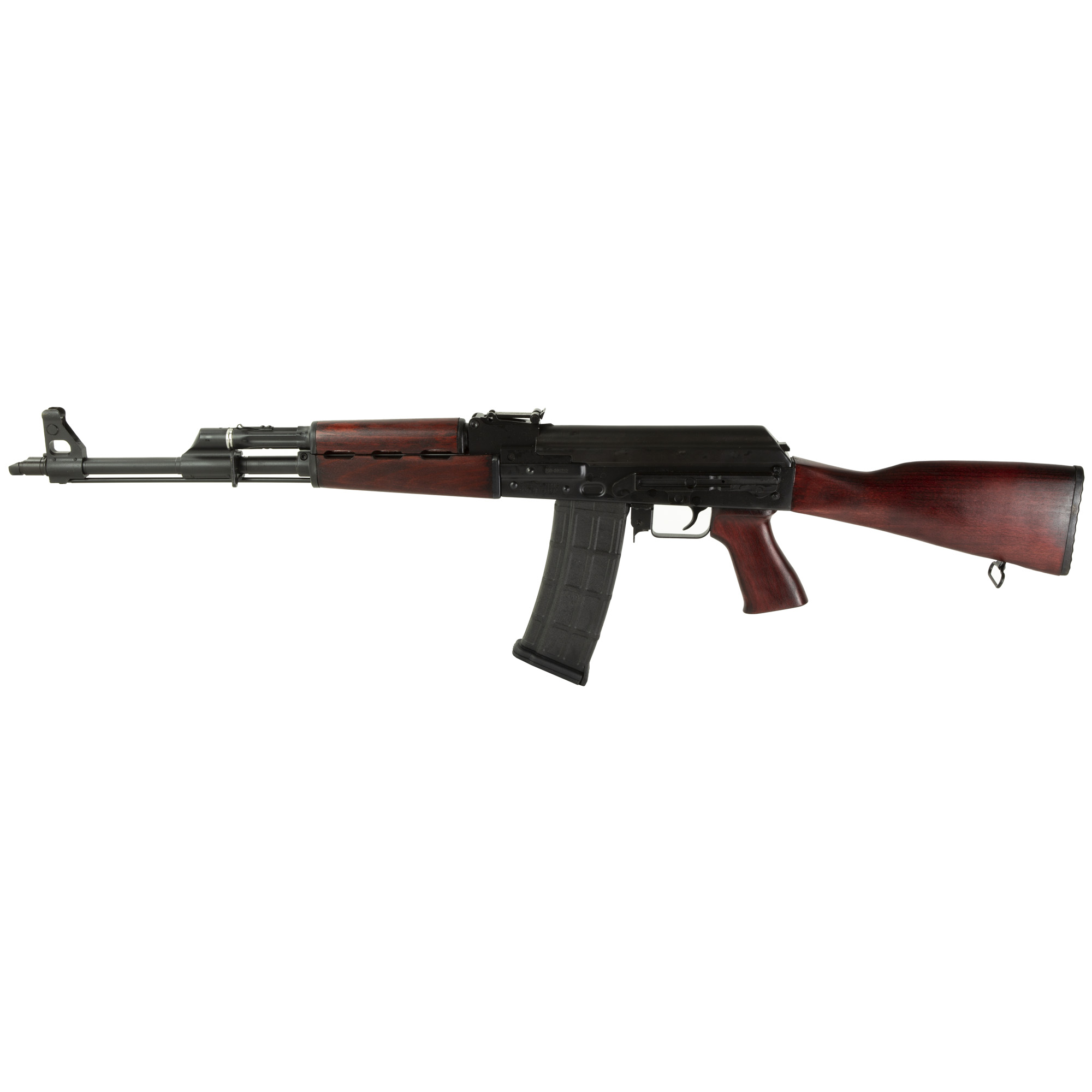 Zastava M90, Semi-automatic Rifle, 556NATO, 18.25 Barrel, Chrome Lined, Matte Finish, Black, Serbian Red Wood Stock Set, 30 Rounds ZR90556SR