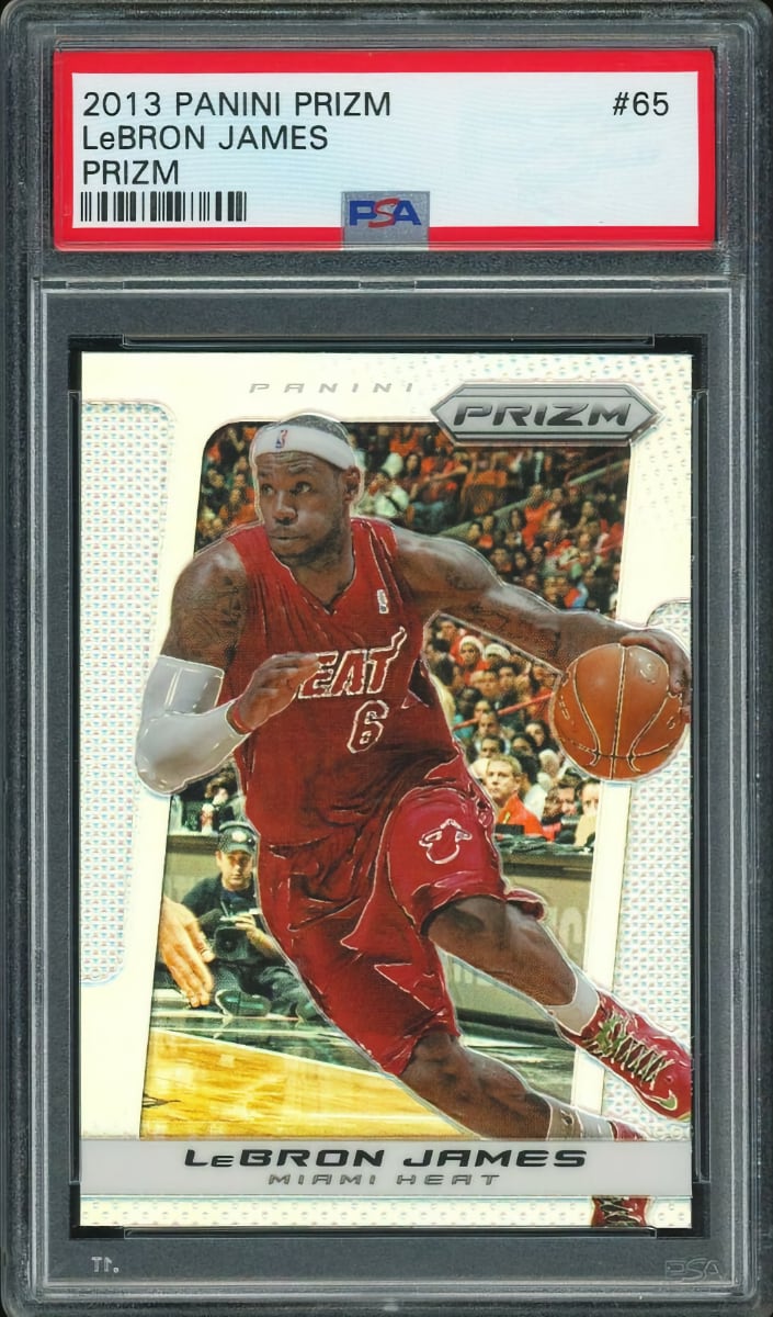 2013 Panini Prizm Basketball Silver LeBron James #65 PSA 10