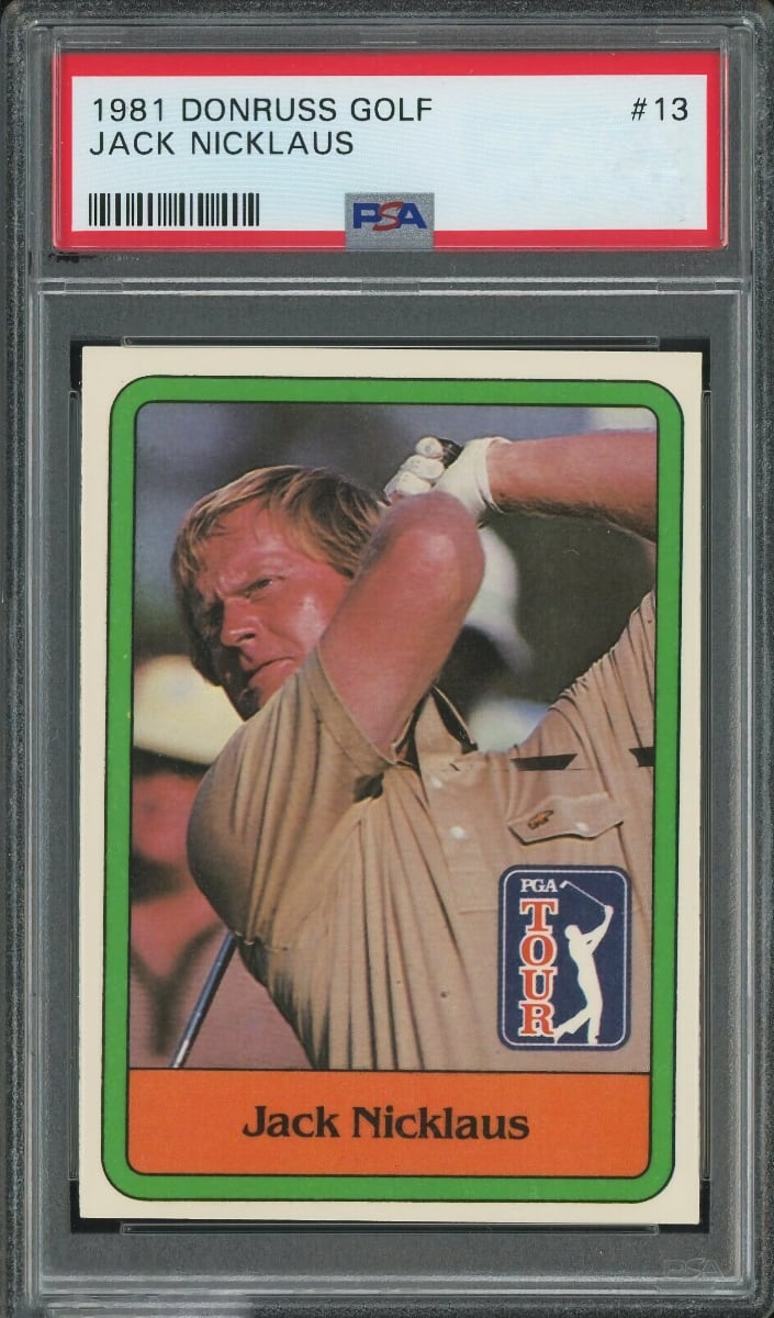 Jack Nicklaus - 1981 Donruss Golf