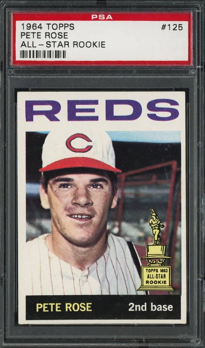 Pete Rose 1964 Topps Baseball All Star Rookies