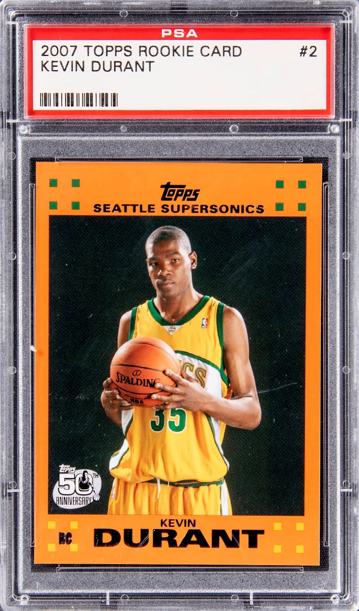 Kevin Durant - 2007 Topps Rookie Card Basketball