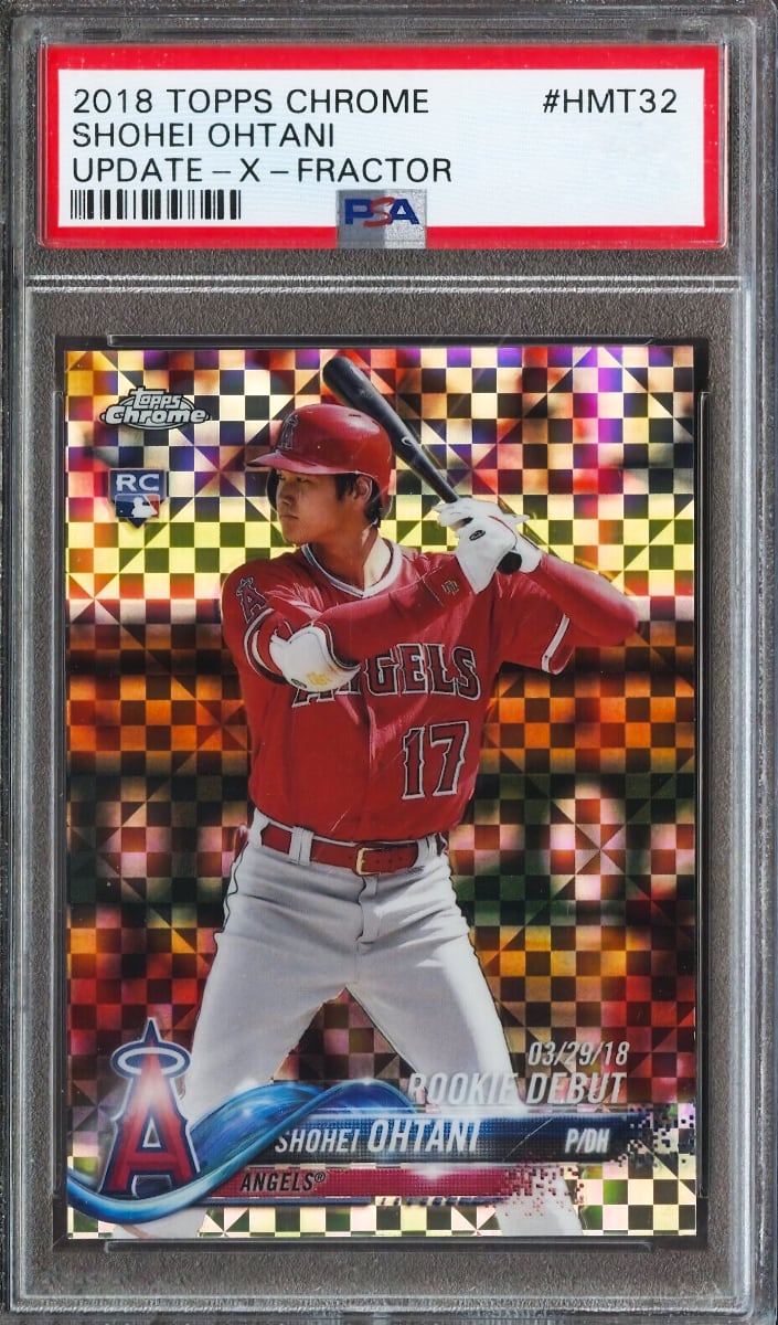 2018 Topps Chrome Update Baseball X-Fractor Shohei Ohtani #HMT32 SGC 9.5