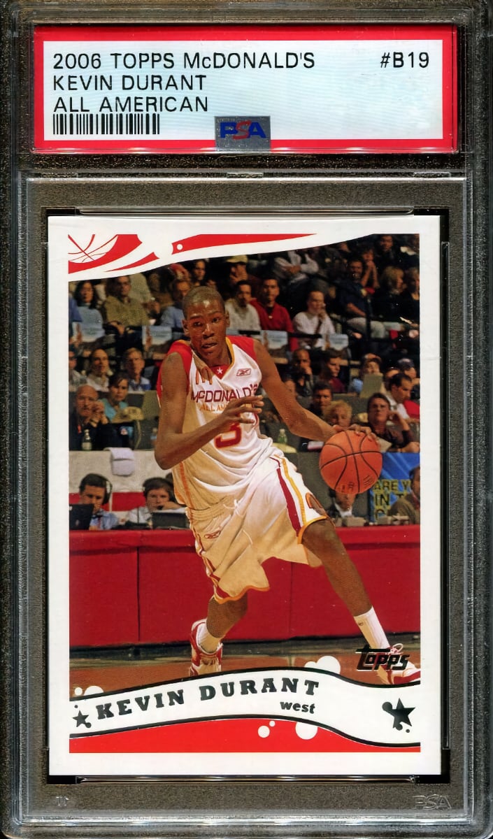Kevin Durant - 2006 Topps McDonald's All American Basketball
