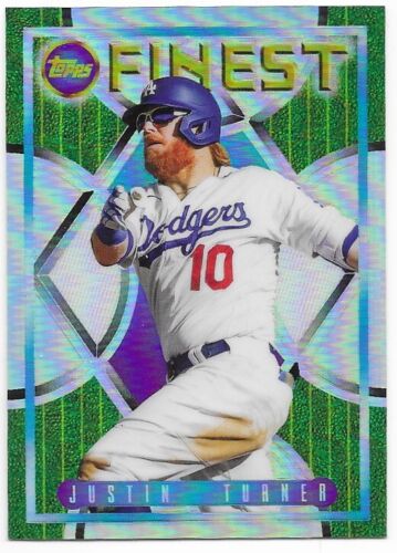 2022 Topps Finest Flashbacks Baseball Refractor Justin Turner #145