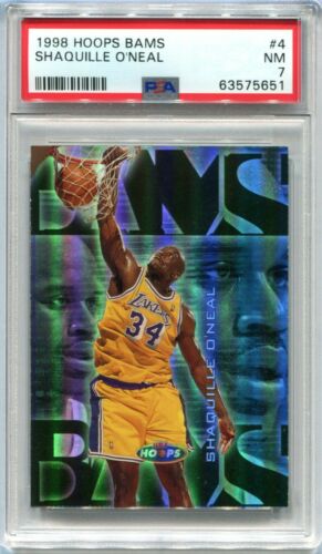 1998 Hoops Basketball Shaquille O'Neal #4B PSA 6.5