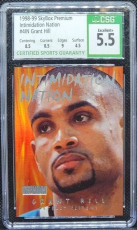 1998 Skybox Premium Basketball Grant Hill #4IN CSG 5