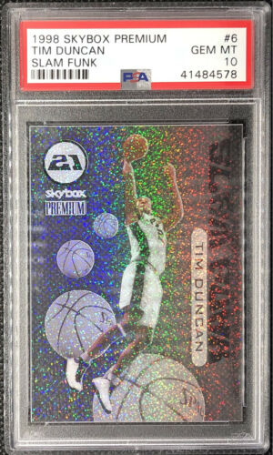 1998 Skybox Premium Basketball Tim Duncan #6SF