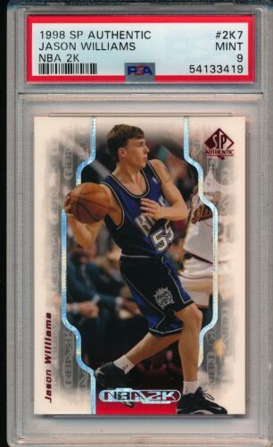 1998 SP Authentic Basketball Jason Williams #2K7 PSA 9
