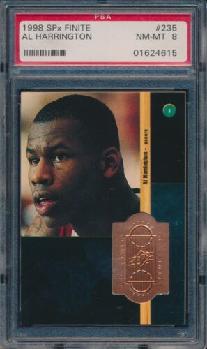 1998 SPx Finite Basketball Al Harrington #235