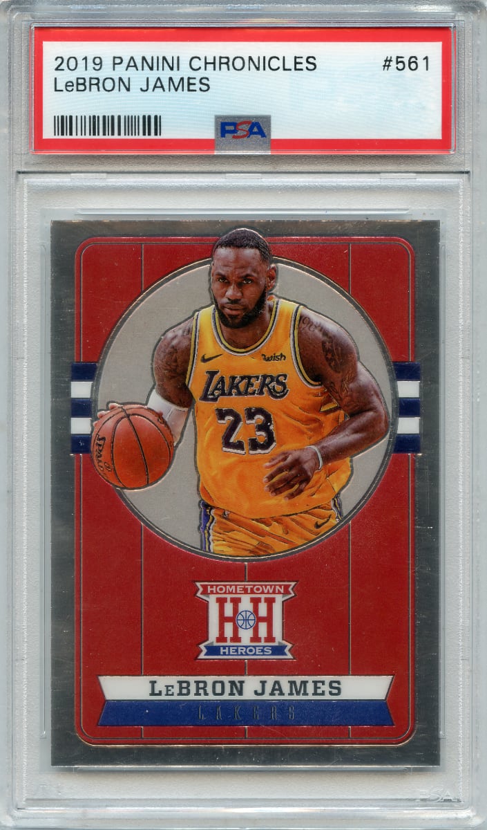 2019 Panini Chronicles Basketball LeBron James #561 PSA 10