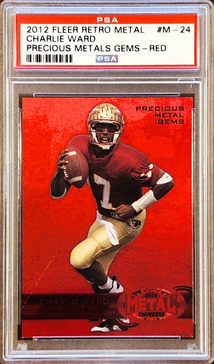 2012 Fleer Retro Football Red Charlie Ward #M-24