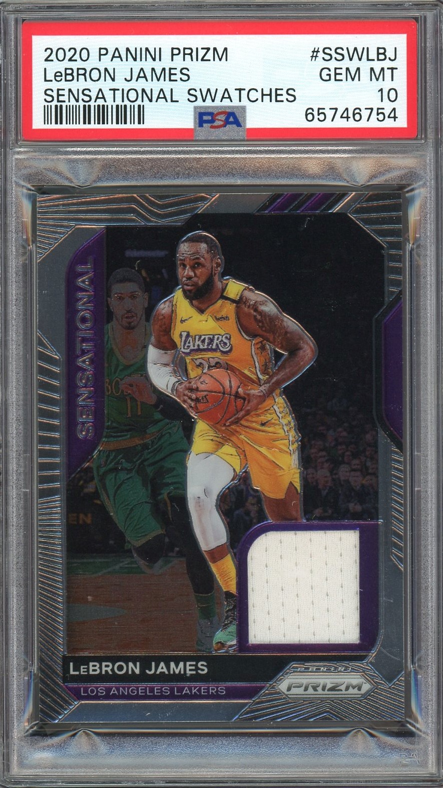 2020 Panini Prizm Basketball LeBron James #SSW-LBJ SGC 9.5