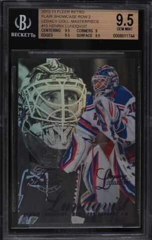 2012 Henrik Lundqvist [Masterpiece] #15