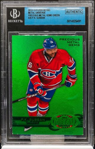 2012 P.K. Subban [Green] #29
