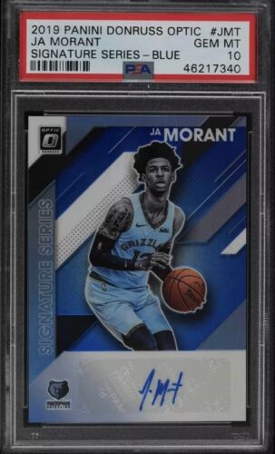 2019 Donruss Optic Basketball Blue Ja Morant #75