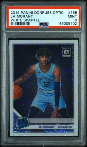 2019 Donruss Optic Basketball White Sparkle Ja Morant #168 PSA 8.5