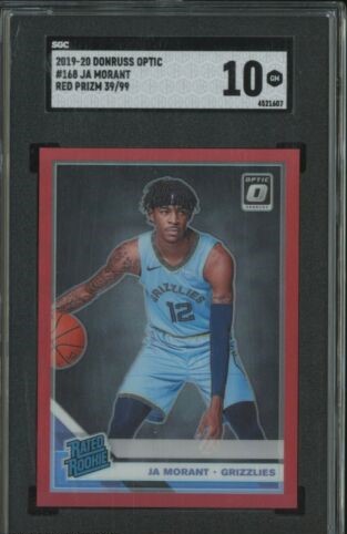 2019 Donruss Optic Basketball Red Ja Morant #168