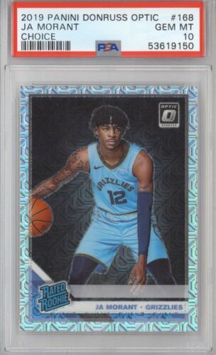 2019 Donruss Optic Basketball Choice Ja Morant #168 PSA 10