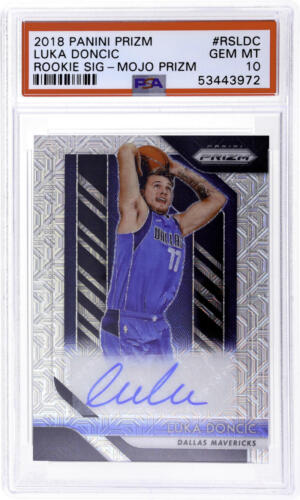 2018 Panini Prizm Basketball Mojo Luka Doncic #RS-LDC PSA 9