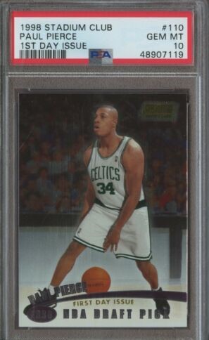 1998 Topps Stadium Club Basketball 1st Day Issue Paul Pierce #110 PSA 10