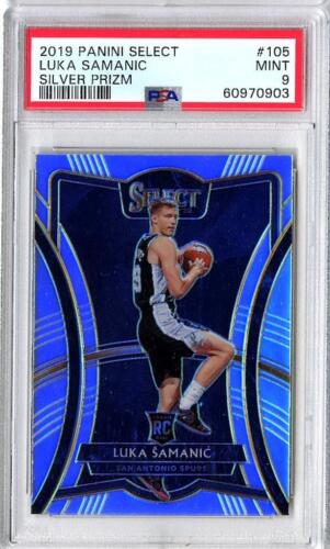2019 Panini Select Basketball Silver Luka Samanic #105 PSA 9