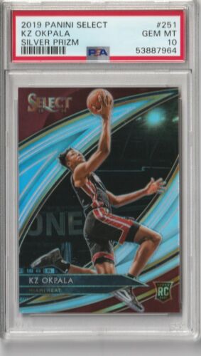2019 Panini Select Basketball Silver Prizm KZ Okpala #251 PSA 10