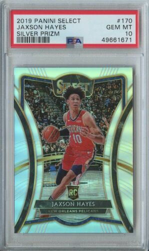2019 Panini Select Basketball Silver Jaxson Hayes #170 PSA 10