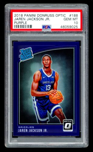 2018 Donruss Optic Basketball Purple Jaren Jackson Jr. #188