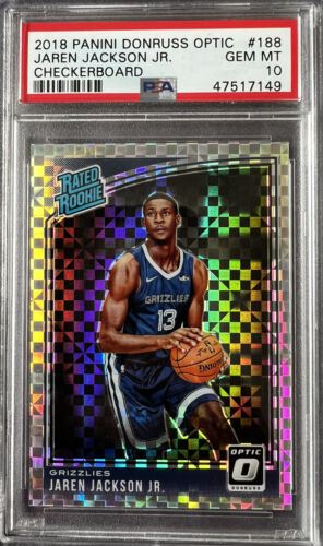 2018 Donruss Optic Basketball Checkerboard Jaren Jackson Jr. #188