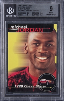 1998 Upper Deck Basketball Smiling Michael Jordan #NNO BGS 8.5