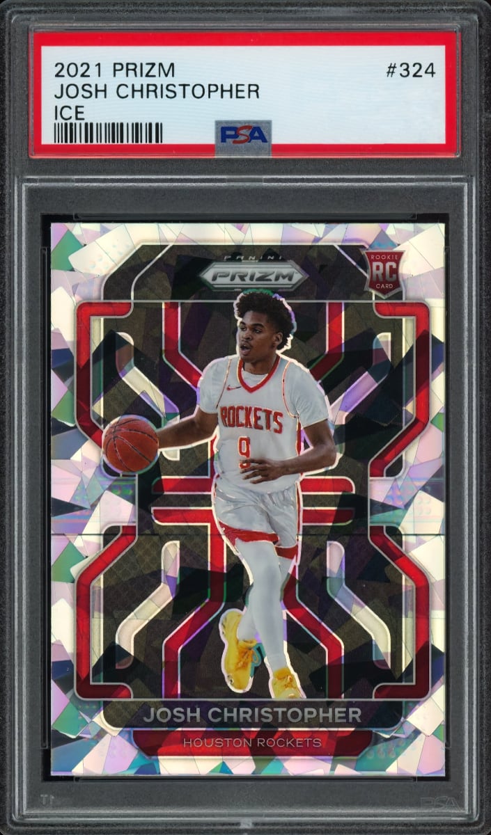 2021 Panini Prizm Basketball Ice Josh Christopher #324