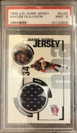 1998 Upper Deck Basketball Hakeem Olajuwon #GJ25