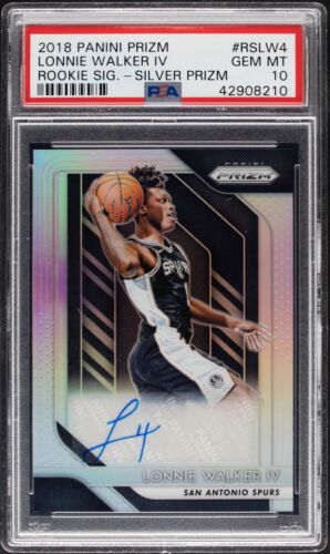 2018 Panini Prizm Basketball Silver Lonnie Walker IV #18 PSA 9