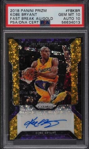 2018 Panini Prizm Basketball Gold Kobe Bryant #1 PSA 10